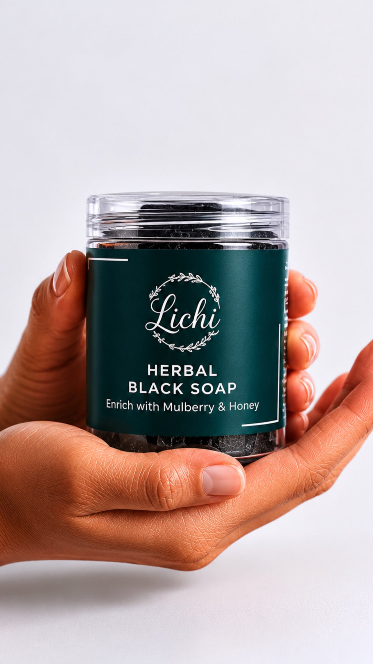 Herbal black soap