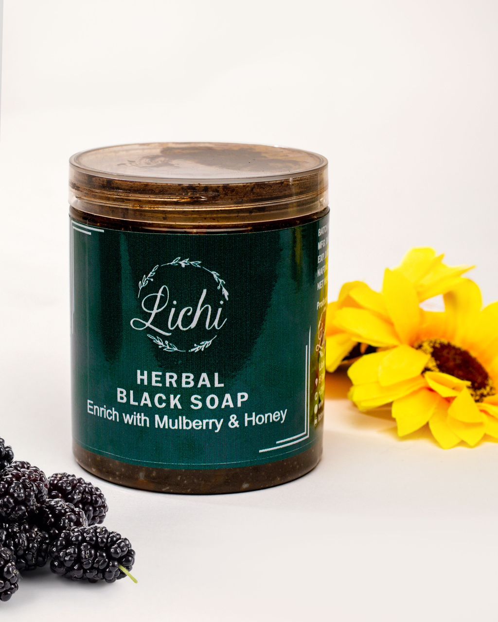 Herbal black soap